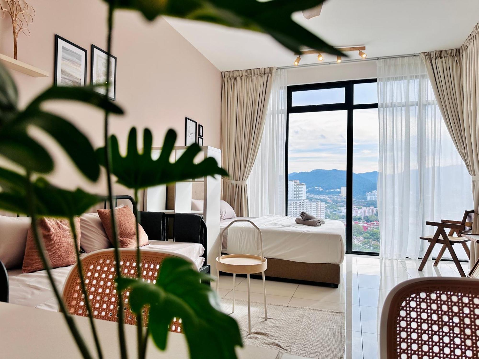 New 2br Warm And Lovely 10pax-无敌美景两房民宿 Beacon Executive Apartment *