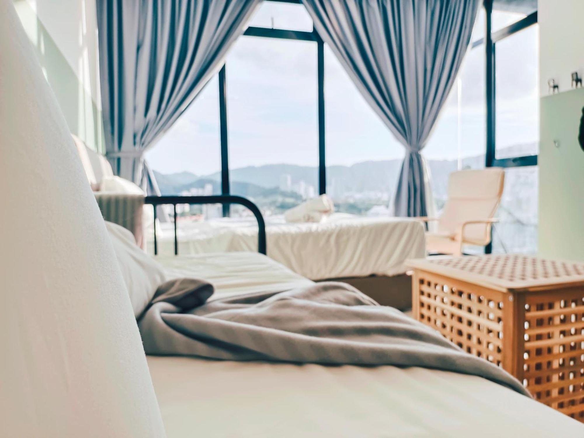 New 2br Warm And Lovely 10pax-无敌美景两房民宿 Beacon Executive Apartment George Town