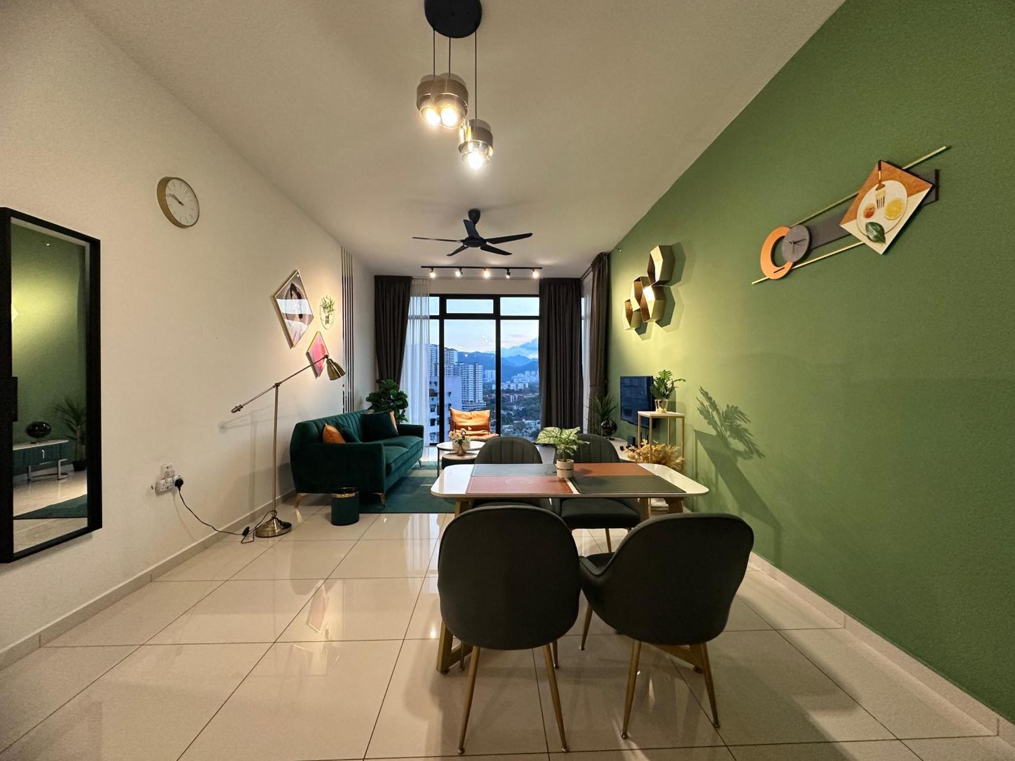 Apartment New 2br Warm And Lovely 10pax-无敌美景两房民宿 Beacon Executive *