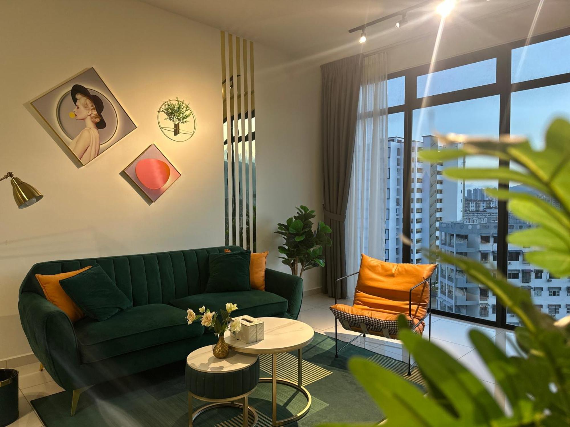 New 2br Warm And Lovely 10pax-无敌美景两房民宿 Beacon Executive * George Town